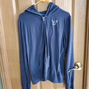 American eagle cotton zip up with hood